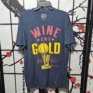 Cleveland Cavaliers 2016 World Champions Graphic T-Shirt Wine And Gold Size‎ XL